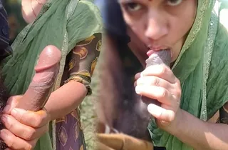 Yoursoniya's super hot Bhabhi Dever & Desi Bhabhi Devar get their ginormous jizz-shotguns and money-shots out of doors