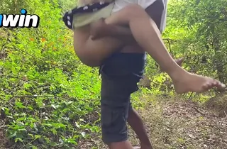 Svindya22 & Piumi22 get tasteless in foolhardy alfresco village intercourse soiree