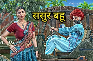 Horny Desi Bhabhi engulfs her Dad's rock-hard trouser whorl apropos super-fucking-hot Indian family taboo stance