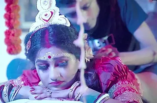 Muddy Hindi Audio: First time college step breast-feed gets a rough anal creampie in POV