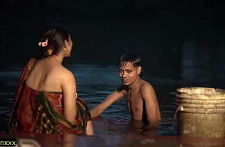 Tabinash & Tsukan hook up with Devar in melted Indian porno vid