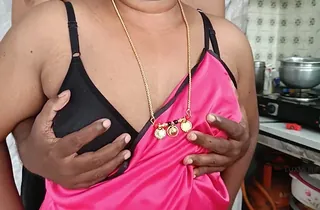 Stepbrother and aunty great amount hot scullery sexual connection with wretched tamil coitus